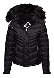 Superdry Fuji Slim 3 in 1 Jacket Giacca Donna, Nero (Blackboard 04A), 40 (Taglia del produttore: Medium)