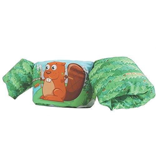 Stearns Kids Puddle Jumper Deluxe 3D Life Jacket, Beaver