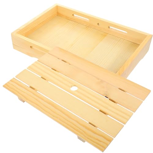 Bandeja japonesa de sushi de madera multiuso miniatura 1