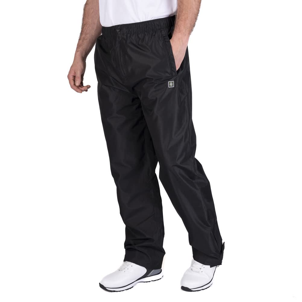 Island Green Pantalon de golf imperméable pour hommes avec ourlet abaissé