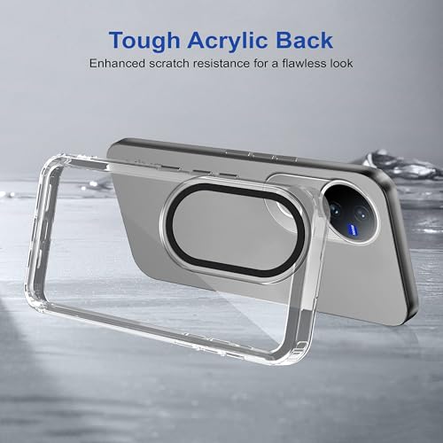 Image of Zapcase Back Case Cover for Vivo V50 5G | Compatible for Vivo V50 5G Back Cover | Case Cover with Camera Protection | (TPU + PC | Transparent)