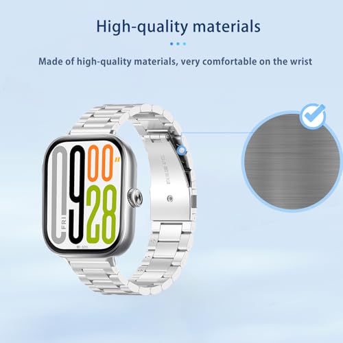 Correa metálica de acero inoxidable para Xiaomi Redmi Watch 5 miniatura 3