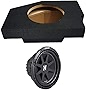 Kicker Bundle Compatible with 2002-2012 Dodge Ram Quad Cab 43C104 Comp C10 Single 10' Loaded Sub Box Enclosure