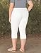 NYDJ Women's Plus Size Marilyn Straight Crop Jean, Optic White, 14W