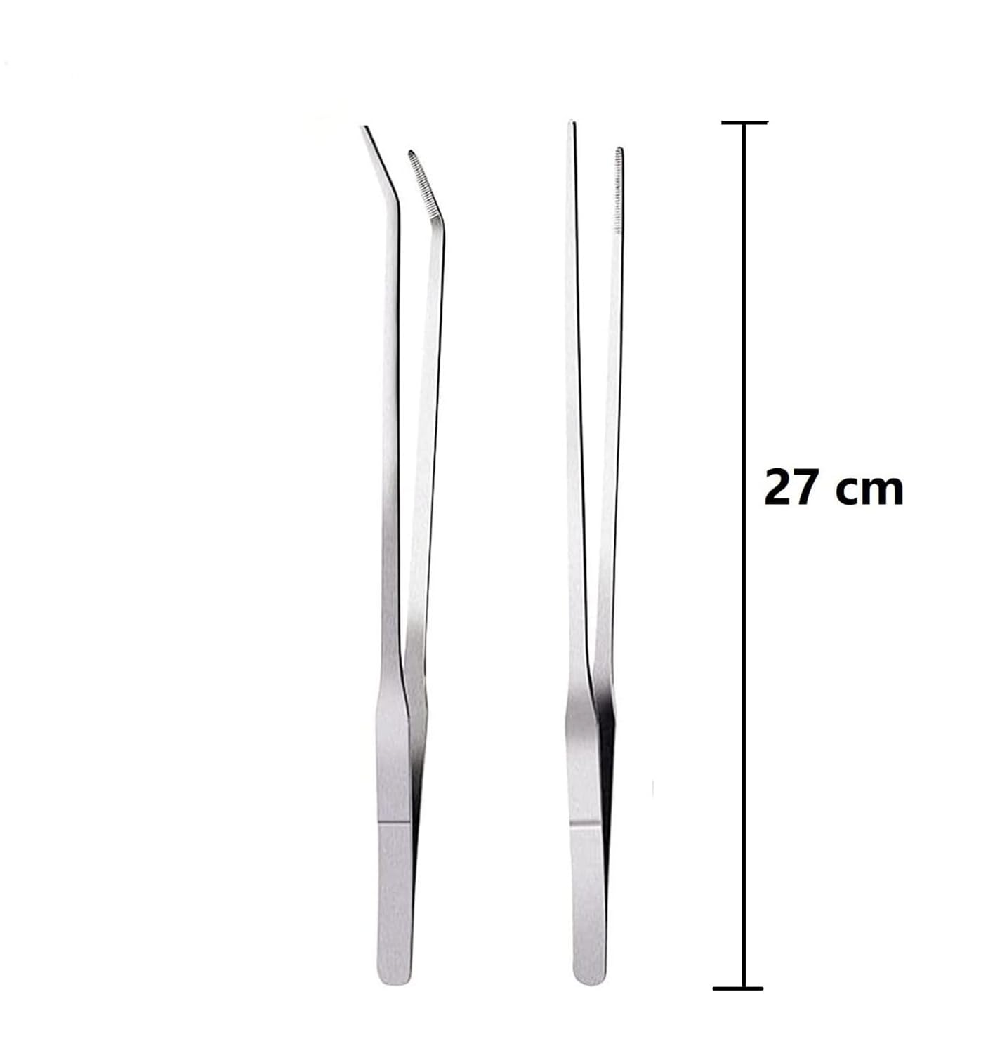 Pinces Courbées Longues de 27 cm 2 pièces, Outils d'Aquarium et de Terrarium, Pinces d'alimentation pour Reptiles, Plantes Aquatiques et Terrarium
