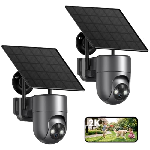 Image of LIWAN Security Camera Wireless Outdoor, 2.4GHz WiFi Solar PTZ Camera
