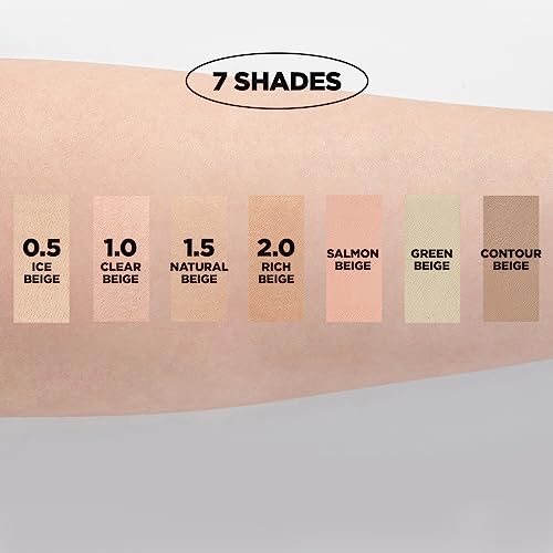 THESAEM Cover Perfection Concealer Pencil – Non Comedogenic spot Eraser - Conceal Blemish,Aging Spot,Acne&Freckle – Multi-Use Under Eye Concealer for Dark Circle,2g (1.5 Natural Beige)