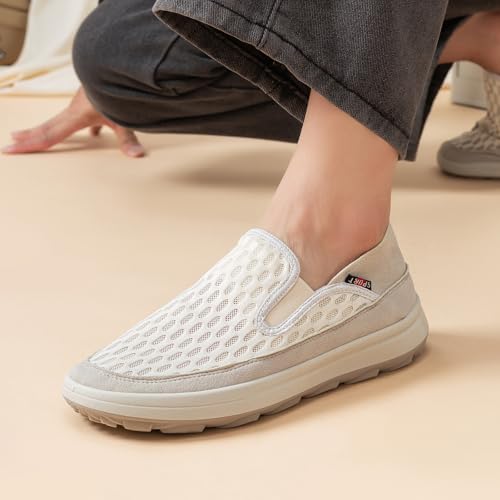 Mens Slip on Shoes Casual Walking Loafers Lightweight&Breathable Mesh Comfort Dress Sneaker for Men 5