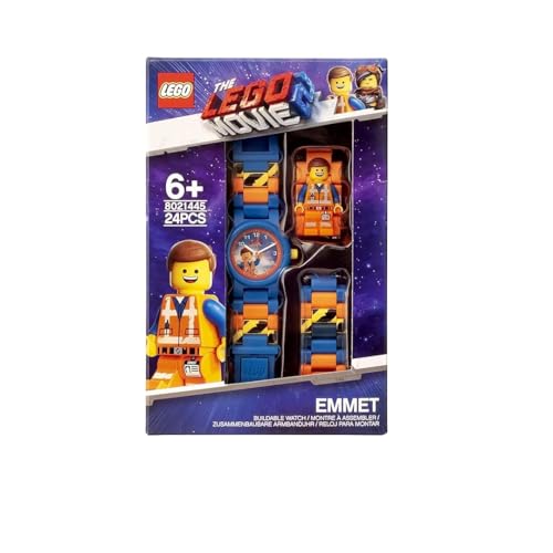 Image of LEGO Unisex Child Quartz Multicolor Dial, Multicolour Band Watch, Analogue Classic Display and Plastic Strap
