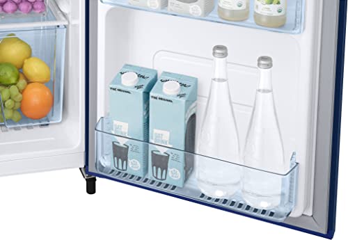 Image of Samsung 183 L, 3 Star, Digital Inverter, Direct-Cool Single Door Refrigerator (RR20C2723CU /NL, Camellia Blue)