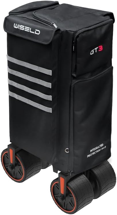 for WISELD GT3 Electric Wagon Dust Bag Cart Cover Multi-Layer Storage/Dustproof/Waterproof/Scratchproof and Abrasion-Resistant