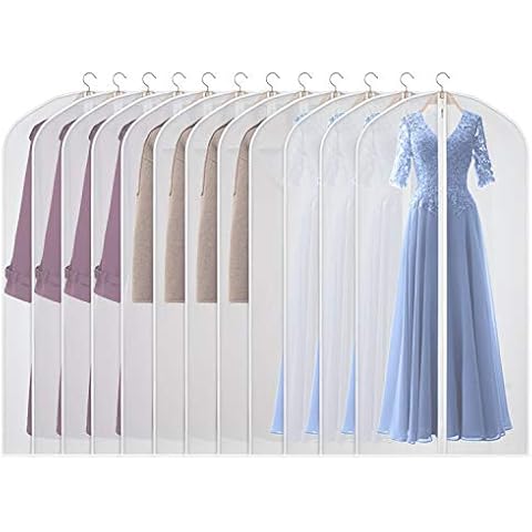 Univivi 60 Inch Hanging Garment Bags Set Cover