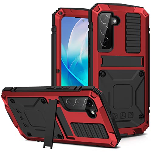 Coque Samsung S23 antichoc intégrale rouge finies les vitres brisées