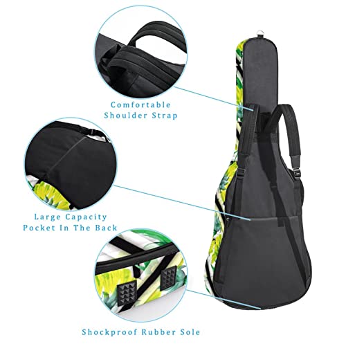 Sea Turtles Étui de protection rembourré pour guitare classique acoustique, Multicolore 06, 42.9×16.9×4.7 in, Organiseur… - Les Beatles, Paul McCartney, John Lennon, RIngo Starr, George Harrison Sea Turtles Étui de protection rembourré pour guitare classique acoustique, Multicolore 06, 42.9x16.9x4.7 in, Organiseur… – Image 4