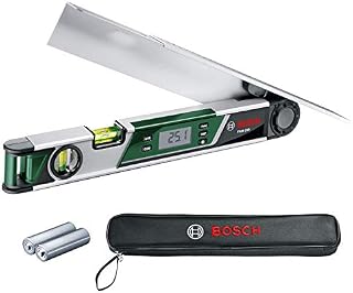 Bosch digital angle finder PAM 220 (measure and transfer angles up to 220° precisely, with integrated calculation function for mitre angles)