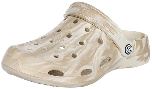 Image of Gaatpot Mens Womens Garden Clogs Shoes with Arch Support Unisex Gardening Slip on Sandals Beach Slippers Shoes Clog Beige,9.5-10.5 Women/8-9 Men