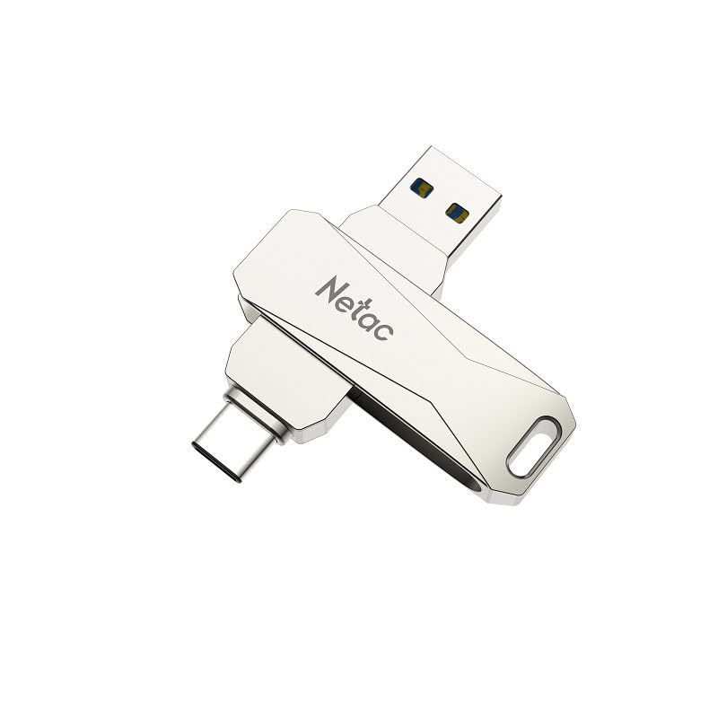 KATGROCHIR 64GB Flash Drive, Type-C Dual Interface Mobile Computer Dual Use Flash Drive USB 3.0 Waterproof Dustproof for Record Data Transmission Data