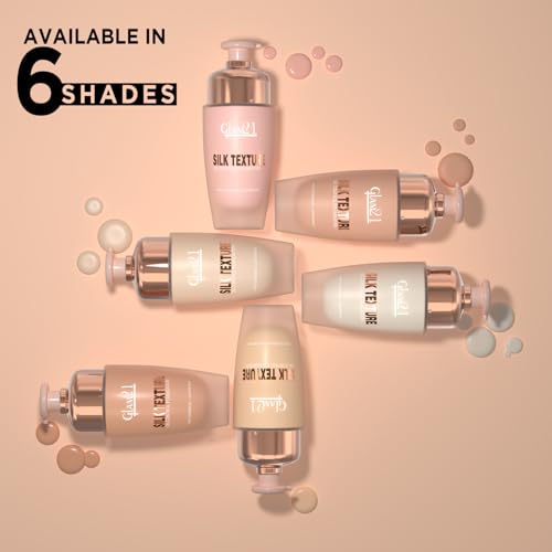 Image of Glam21 Silk Foundation-Lightweight Hydrating Oil-free Formula for Long-lasting Makeup | Balance Skin pH Level | SPF35 UV Protection | Suitable for All Skin Type| 50gm, Gold Honey