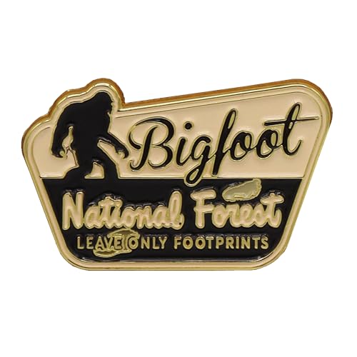 Image of Bigfoot Enamel Lapel Pin - for Fans of Bigfoot and Sasquatch