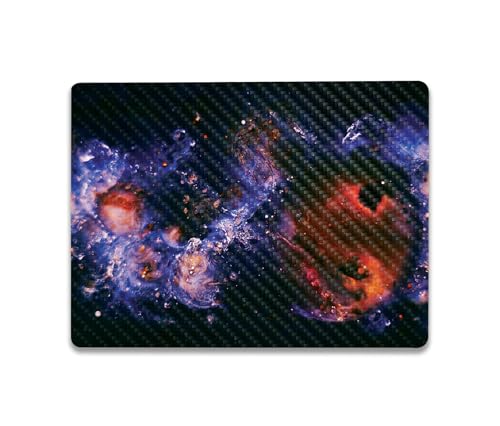 Image of MightySkins Carbon Fiber Skin Compatible with Microsoft Surface Laptop Go 3 (2023) Full Wrap Kit - Andromeda | Protective, Durable Textured Carbon Fiber Finish | Made in The USA
