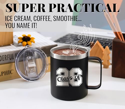 Taza térmica de acero inoxidable 12 oz Class of 2026 miniatura 3