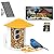 4UCam Smart Bird Feeder with Camera Solar Panel Powered, 1080HD Auto Capture Bird Videos & Instant Notifications, AI Intelligent Recognition Birds Spieces-Wireless Camera, with two-way Auto Capture 32