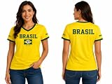 Unisex Slim-Fit Soccer Football Fan Jersey Biggest International Tournament 2026 Breathable Athletic Gift Medium Brazil
