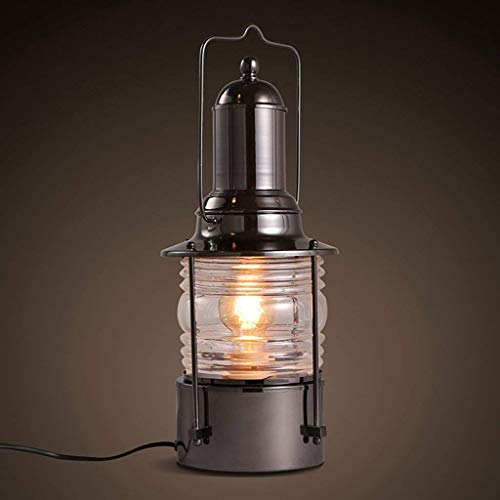 Lampe de bureau stable fer et verre E27 éclairage bureau chic - 2