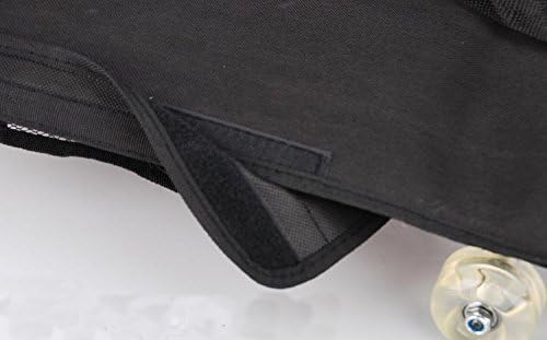 Cooplay 32"*8" Black Skateboard Carry Bag Backpack Rucksack Straps with Mesh
