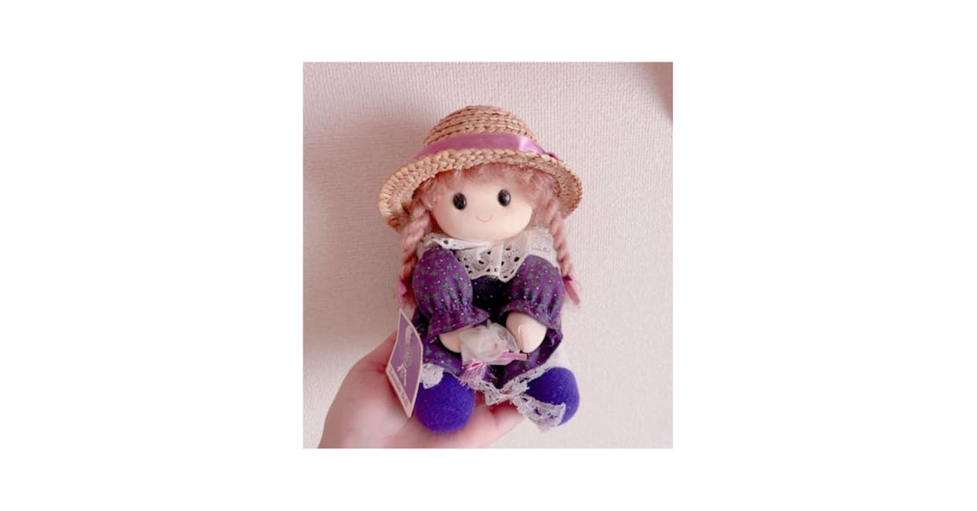 昭和レトロ女の子ぬいぐるみ　麦わら帽子　女の子人形　にんぎょう　当時物 昭和レトロ女の子ぬいぐるみ 麦わら帽子 女の子人形 にんぎょう