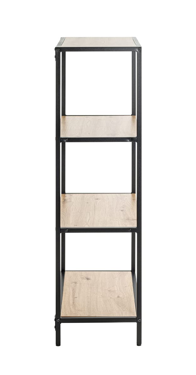 Scaffale a colonna in rovere e metallo nero Lykke | Maisons du Monde