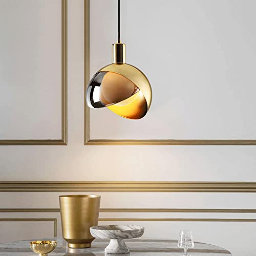 Lámpara de araña dorada ajustable para iluminar con elegancia tu comedor o isla de cocina 3