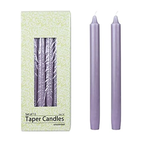 Zest Candle Lavender Taper Candles Cover