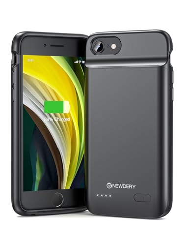 NEWDERY Akkuhülle für iPhone 8/7/6s/6/SE (2022/2020), 3200 mAh Ladehülle tragbar, wiederaufladbare Ladehülle mit erweitertem Akkupack Reise-Powerbank für iPhone 6/6s/7/8/SE (3. und 2. Generation)4,7\" NEWDERY Akkuhülle für iPhone 8/7/6s/6/SE (2022/2020), 3200 mAh Ladehülle tragbar, wiederaufladbare Ladehülle mit erweitertem Akkupack Reise-Powerbank für iPhone 6/6s/7/8/SE (3. und 2. Generation)4,7\"