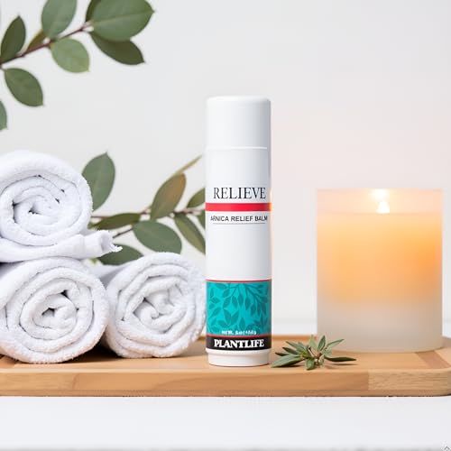 Plantlife Arnica Relieve Balm - Made with Arnica and 100% Pure Essential Oils - Relieve Products are a Homeopathic Solution for Everyday Use - Works Quickly and Effectively - Made in California - Image 3