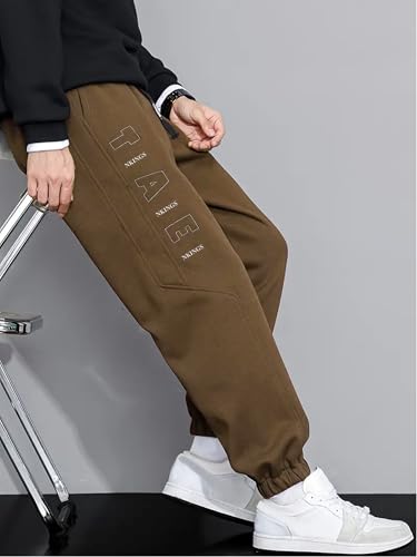Image of Lymio Track Pant for Men ||Side Latter Print Style Look Pant || Jogger Track Pant (Packs Also Available) (TP-25-28-1)