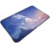 ♘ Tamaño multiusos: felpudo de 40x60 cm, 1,2 cm de grosor para adaptarse a la mayoría de las puertas de tamaño estándar. Diseño de perfil bajo ideal para puertas o entradas con poco espacio libre.