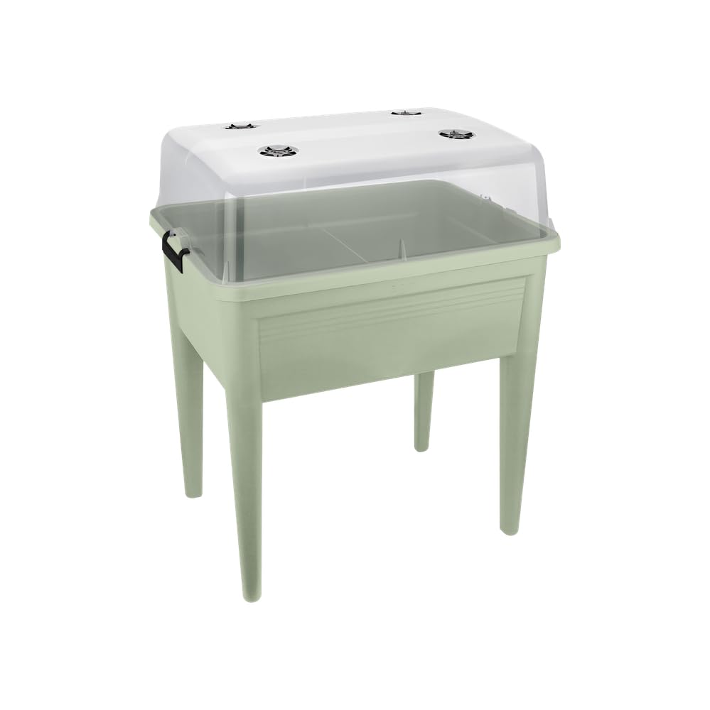 Elho green basics grow table super xxl - Stone Green