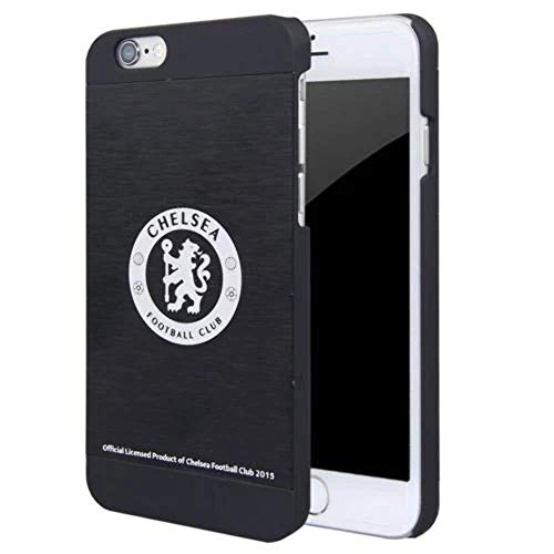 Chelsea FC elegante club de fútbol de aluminio de Apple iPhone 7 funda de cubierta oficial de metal negro