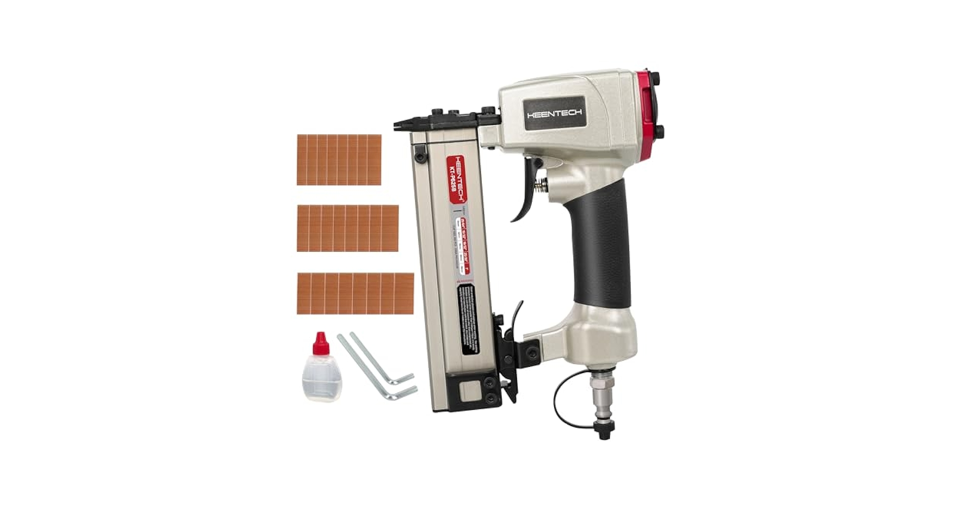 KEENTECH Pneumatic Pin Nailer 23 Gauge, Pin Nail Gun with