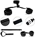 Bed Restraints for Ankle and Wrist Bar Fuzzy Hand Leg Cuff Set Sex Accessories Things Bondage Gear Accessories for Adults Bedroom Couples Kinky Sex Resistance Bands with Ankle Strap King Bed Sweater