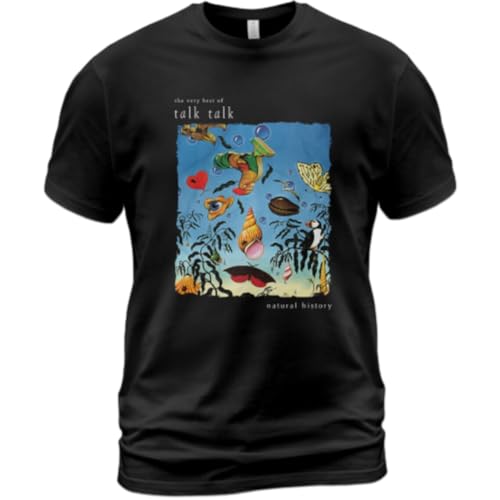 FPVAWKBL Cotton T-Shirt Natural History The Very Best of Talk Talk Album Tee Mark Hollis