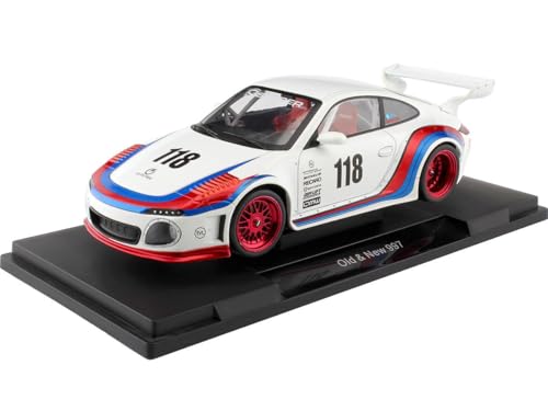 Modelino en escala compatible Porsche 911 RWB 1:18
