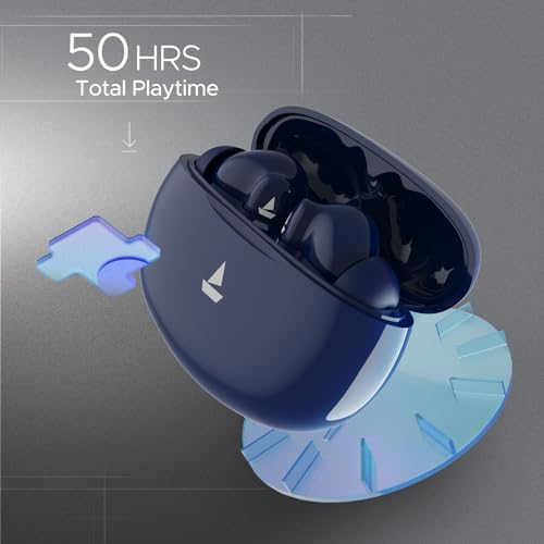 Image of boAt Airdopes 161 Pro in Ear Earbuds(Celestial Blue)