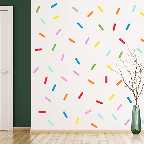 Supzone adhesivos de vinilo coloridos para pared 128 piezas miniatura 2