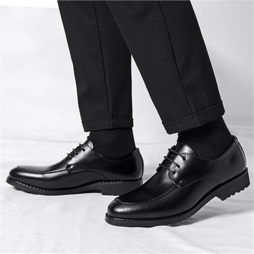 Comfortable Leather Oxford Shoes for Men Ideal for Business and Formal Wear with Classic Lace Up Design3