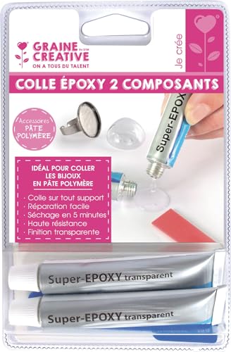 Colle epoxy 2 composants pour assembler vos bijoux en polymère - 2