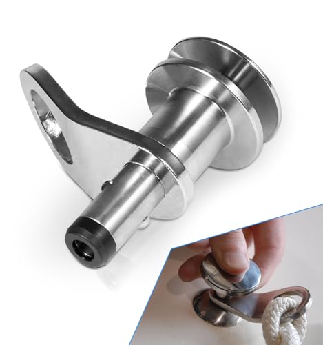 3/8' Quick Release Boat Fender Holder - Marine Stainless Steel Quick-Release Fender Holder Mount...