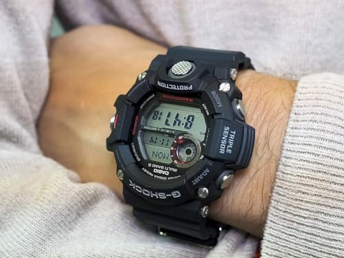 Image of Casio G-Shock Rangeman GW9400-1B All Black Triple Sensor Tough Solar Watch