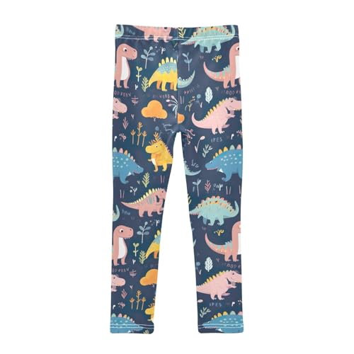 Kids High Waist Dinosaur Leggings for Toddler Girls 4T 202b28512